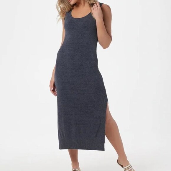 Barefoot Dreams Cozychic Ultra Lite Knit Maxi Dress Loungewear Sz XLP CVTCU1139 - Picture 1 of 16
